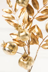 26" Antique Gold Metallic Pomegranate Stem