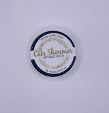 Cake Shimmer Antique Gold by Poppy Paint 100% Edible Luster Dust 3g for Cake Decorating