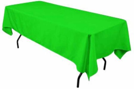 Polyester Rectangular Tablecloth 60x144 Inch – Durable Reusable Table Linen for Weddings, Parties, Banquets & Events