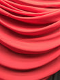 Red Chiffon Polyester Fabric - Red Sheer, 59"-60" Width (1 Yard)