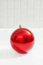 6" Red Candy Apple Ball Ornament