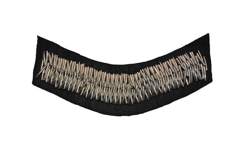 Embroidered Applique Punkish Style 9.25 x 2.50