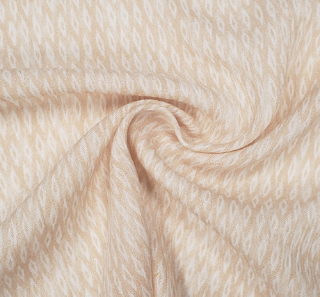 Rayon Crinkle 1D1375 100 Percent Rayon Fabric - Apricot Crinkle Texture, 50/52" Width