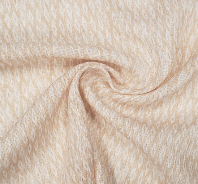 Rayon Crinkle 1D1375 100 Percent Rayon Fabric - Apricot Crinkle Texture, 50/52" Width