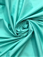 Aqua Poly Cotton Broadcloth Fabric - Aqua, 59/60" Width (1 Yard)