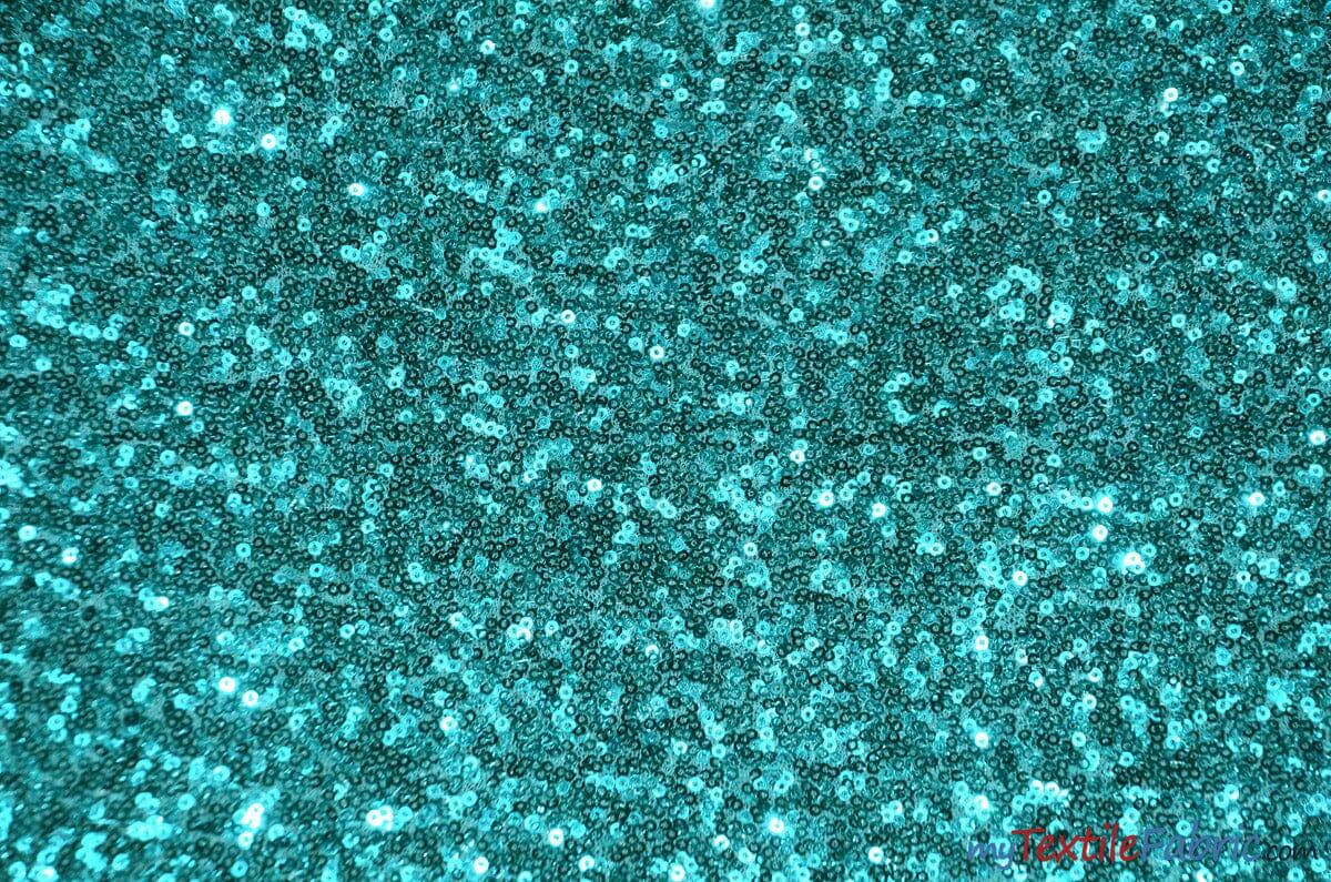 Glitz Mesh Sequins Polyester Fabric - 3Mm Glitter Sequins, 52" Width, Multiple Colors (1 Yard)