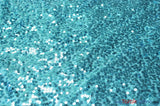 Glitz Sequins Taffeta Polyester Fabric - Raindrop Sequins, 54" Wide (1 Yard)