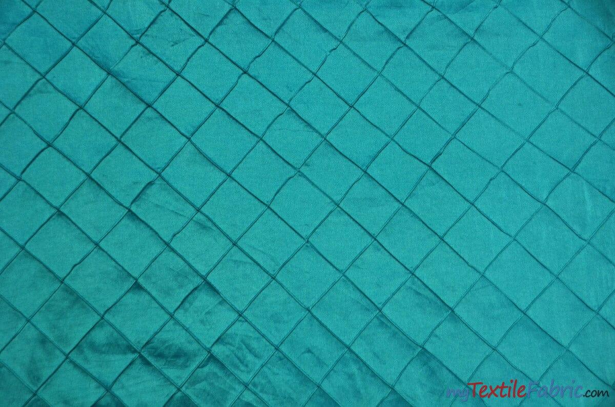Pintuck 2X2 Taffeta Fabric - Diamond Pattern, 54" Width, Multiple Colors (1 Yard)