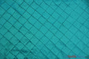 Pintuck 2X2 Taffeta Fabric - Diamond Pattern, 54" Width, Multiple Colors (1 Yard)