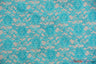 Raschel Lace Polyester Fabric - Floral Sheer Lace, 58/60" Width (1 Yard)