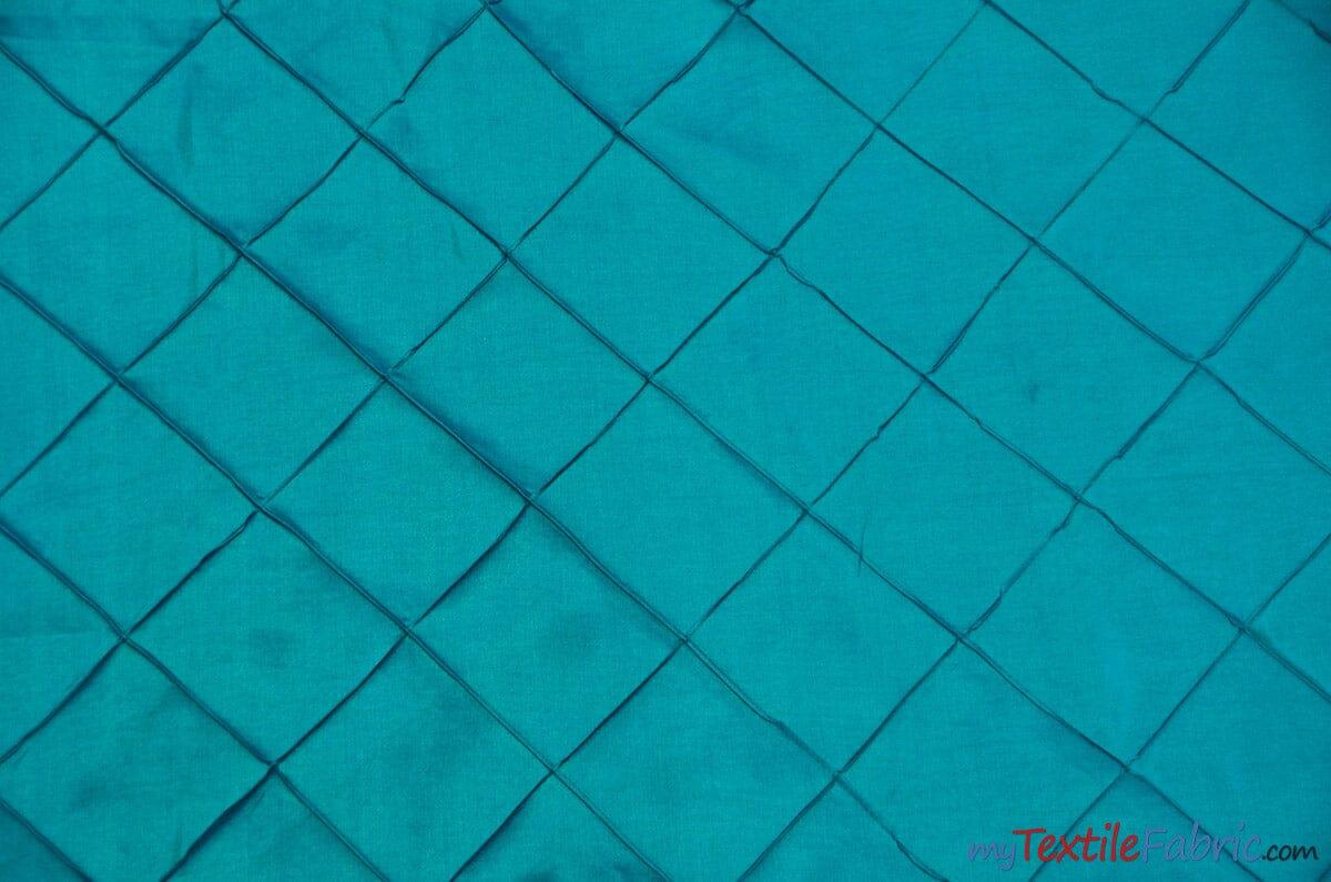 Taffeta Pintuck Fabric - 4" X 4" Diamond Pattern, 58" Width, Multiple Colors (1 Yard)
