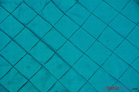 Taffeta Pintuck Fabric - 4" X 4" Diamond Pattern, 58" Width, Multiple Colors (1 Yard)