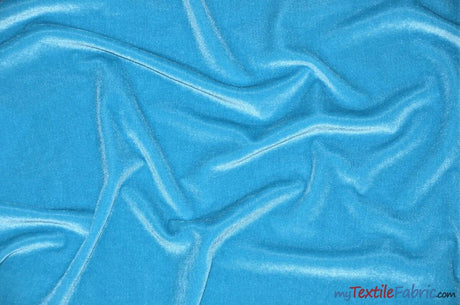 Stretch Velvet Spandex Fabric - Solid, 58" Width (1 Yard)