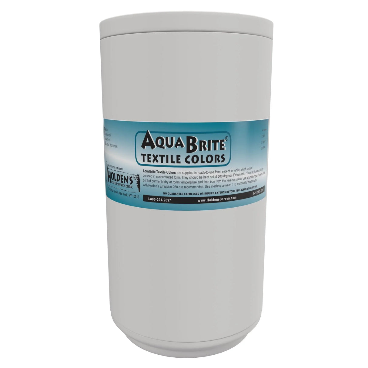 AquaBrite Opaque Ink Water-Based Textile Fabric - Fluor Yellow, Screen Printing Ink (8 Oz)