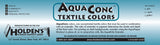 AquaConc Concentrated Textile Pigments - Water-Based Screen Printing Pigments, Vibrant Long-Lasting Colors (8OZ)