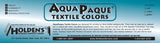 AquaPaque Opaque Textile Ink - Water-Based Opaque Textile Ink, Dark Fabric Screen Printing, Vibrant Colors (8oz)