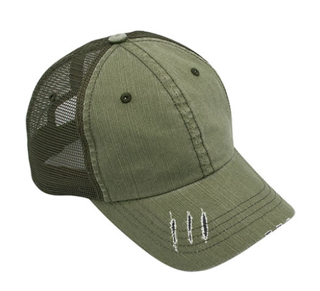 Jean Cap Cotton Polyester Fabric - Army, Adjustable (1 Unit)