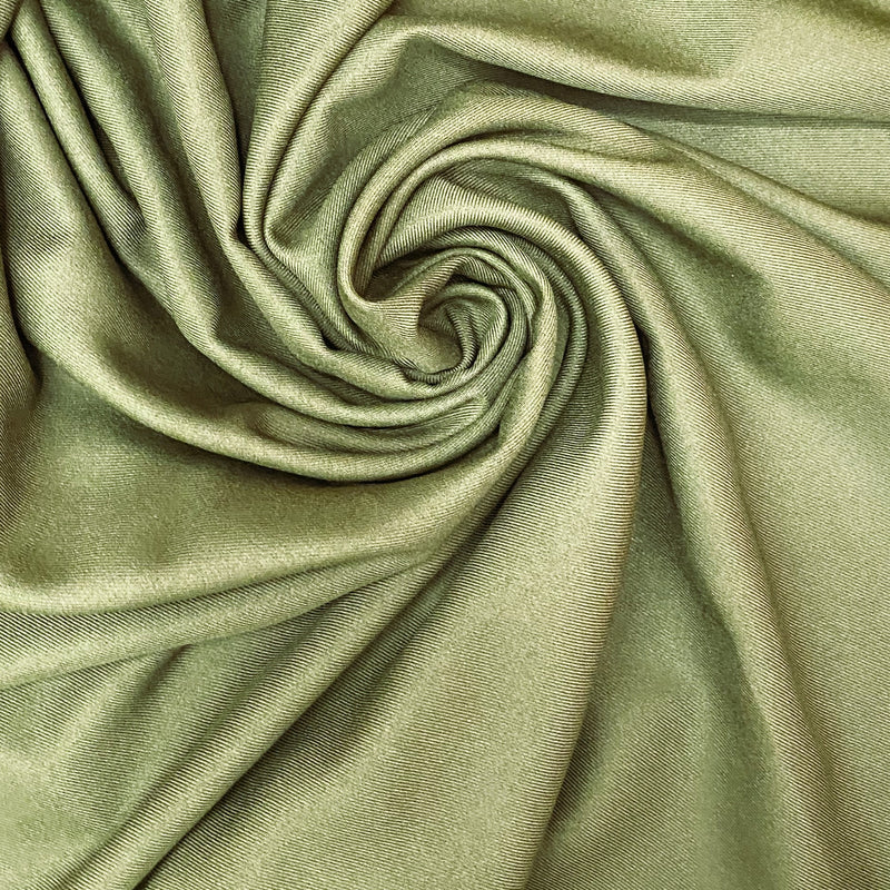 Gabardine Polyester Gabardine Fabric - Army Green, 59/60" Width (1 Yard)