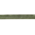 Fold Over Elastic Trim Army Green 5/8"