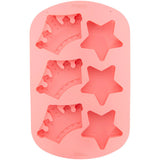 Wilton Royal Crowns and Stars Silicone Cake Mold, 6-Cavity
