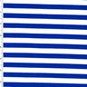 Printed Spandex Navy White Stripe Swimwear