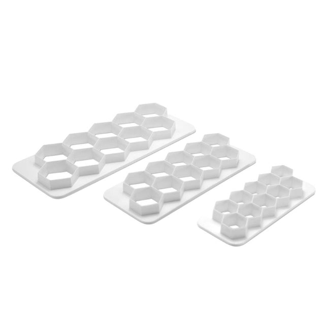 Ateco Hexagon Shape Fondant Cutters, Set of 3