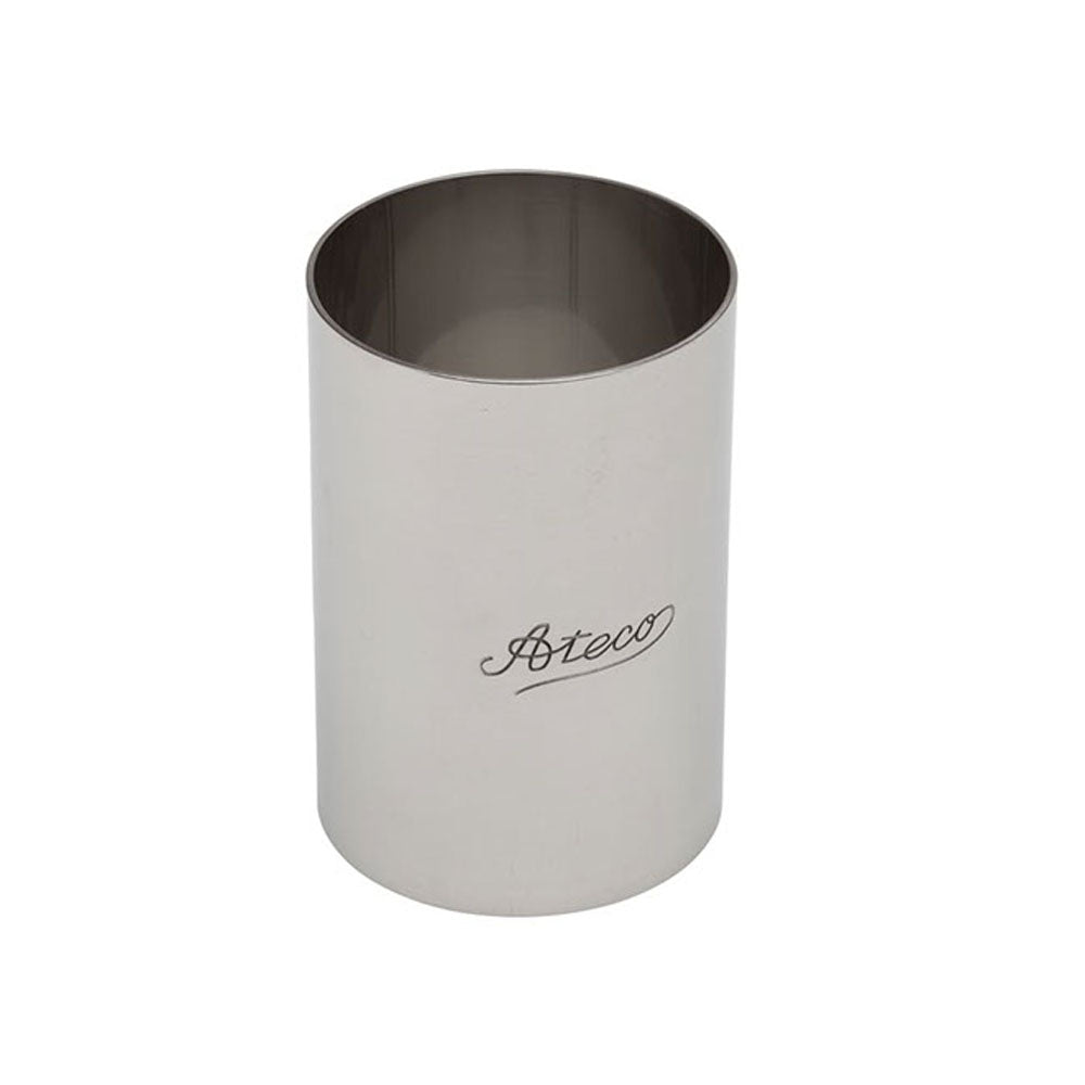 Ateco Stainless Steel Round Dessert Ring, 2" x 3"