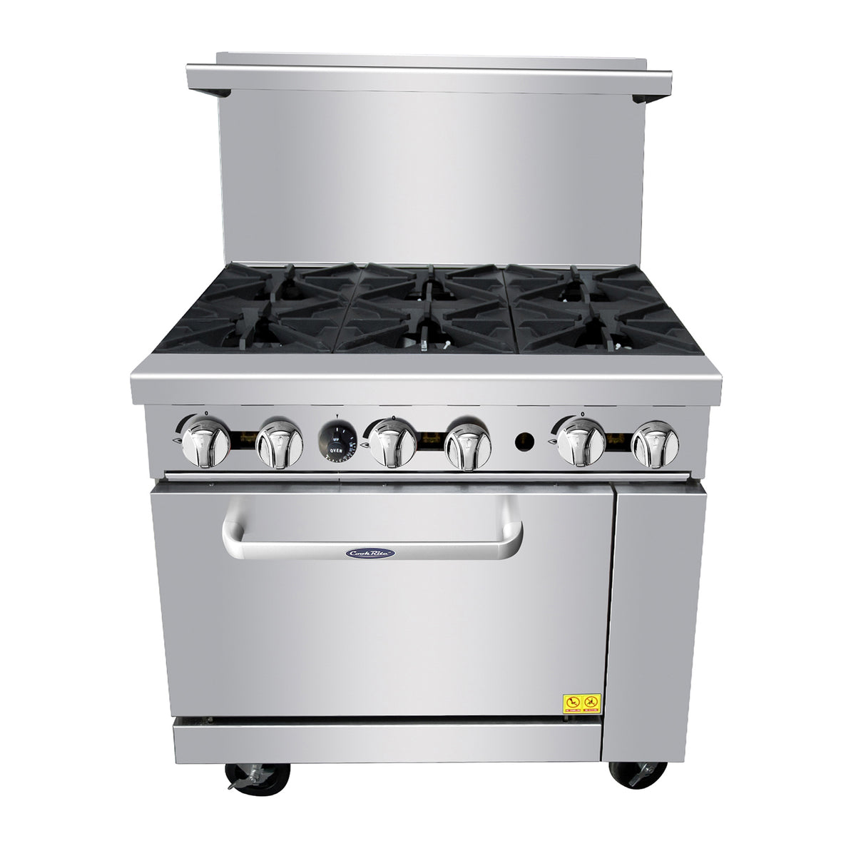 Atosa 36" Restaurant CookRite Gas Range AGR-6B-LP - LP Gas