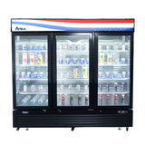 Atosa Three Section Freezer Merchandiser MCF8728GR, 81-9/10"W, 68 cu. ft.