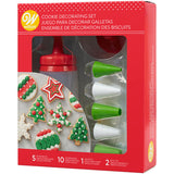 Wilton Christmas Cookie Bottle and Tips Decorating Set, 18-Piece Set