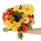 Indian Summer Flower Bouquets Fresh Autumn Arrangement Set