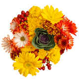 Indian Summer Flower Bouquets Fresh Autumn Arrangement Set