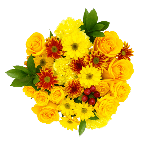 Autumn Delightful Flower Bouquets Fresh Seasonal Arrangement Set
