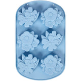 Wilton Floral Party Silicone Mold – 6 Cavity