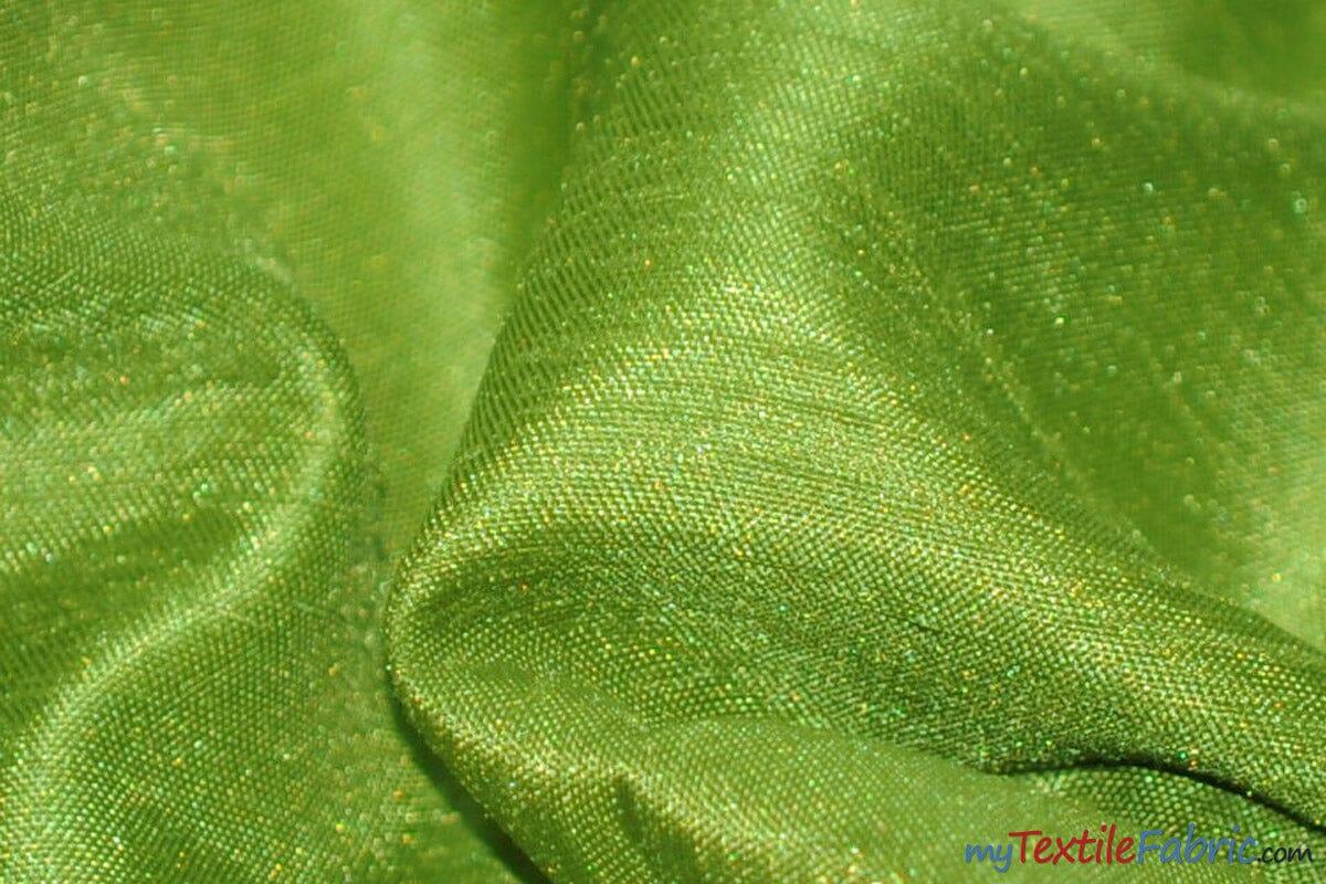Shantung Satin Polyester Fabric - Reversible Satin Dupioni Silk, Multiple Colors, 58/60" Width (Yards, Bolts, Sample Swatches)