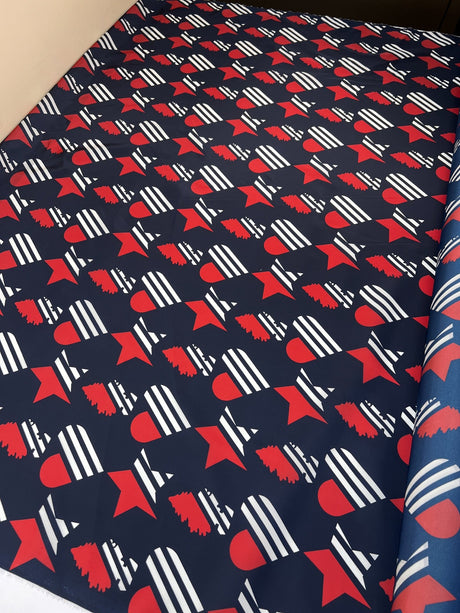 Polyester Jacket Fabric Printed Graphic