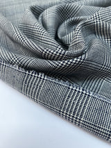 Wool Houndstooth Checked Fabric
