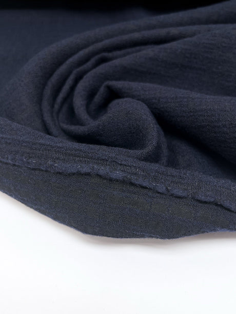 Wool Viscose Woven Purple Black