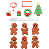 Wilton Customizable Gingerbread House Icing Decorations – 12 Count