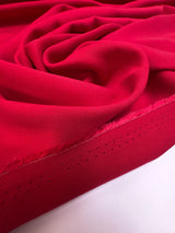 Viscose Twill Fabric Red Shade