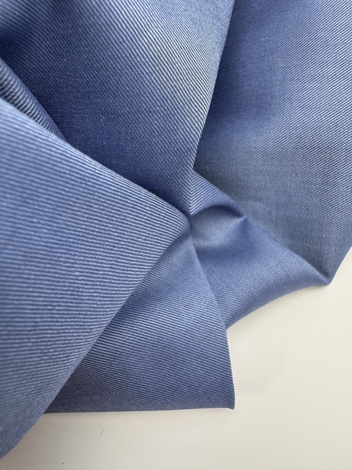Cotton Twill Blue Shades Stretch Lightweight