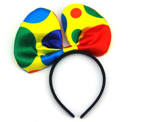 Polka Dot Clown Headband
