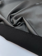 Wool Blend Fabric Silver Gray