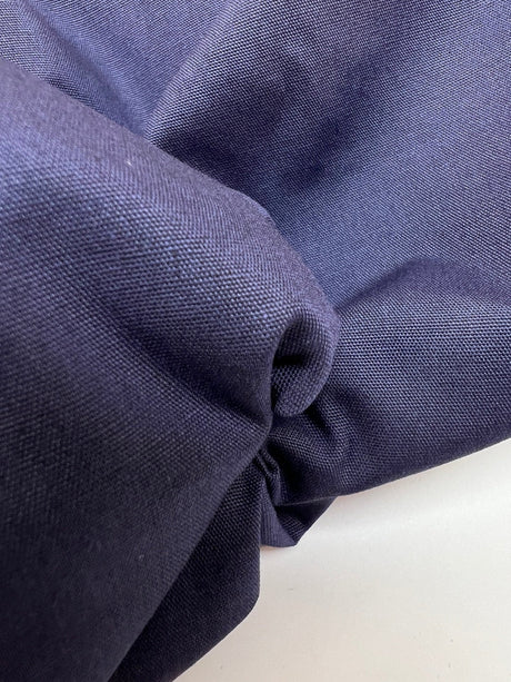 Polyester Cotton Woven Suiting Purple-Blue