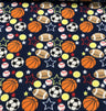 Polyester Assorted Anti-Pill Fleece Fabric - Assorted Print, 58-60 Inches Width