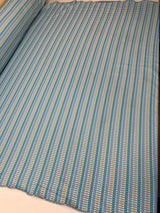 Polyamide Elastane Knitted Geometric Beige-Blue