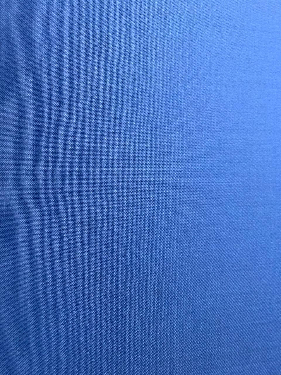 Blue Wool Blend Fabric
