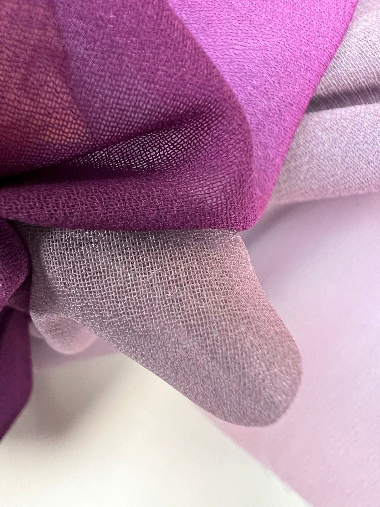 Printed Polyester Chiffon Crepe Purple