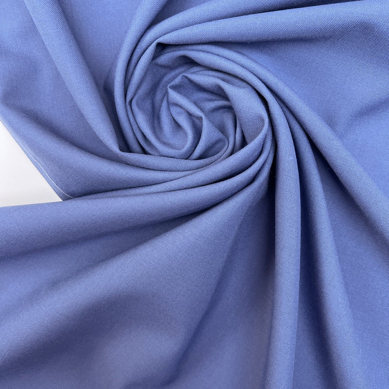 Blue Wool Suit Fabric