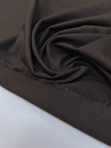 Cotton Twill Suiting Fabric Gray Brown